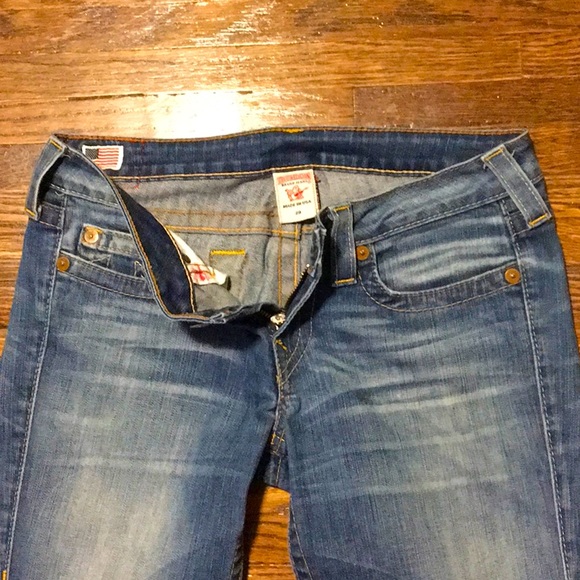 TRUE RELIGION Premium Denim Slim Fit LIZZY Style Size 29 Women's Jeans EUC - Picture 4 of 8